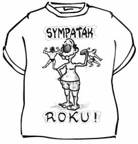 Tričko Sympaťák roku, bílé