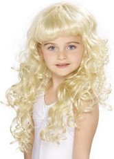 Dětská paruka princezna blond