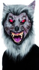 Maska vlkodlak (šedá)