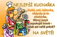 Průkaz Nejlepší kuchařka