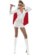 Dámský kostým Elvis (bílý)