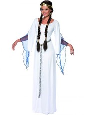 Dámský kostým Středověká dívka bílá