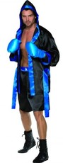 Pánský kostým boxer (modro-černý)
