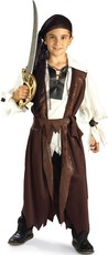 Chlapecký kostým pirát s černým šátkem