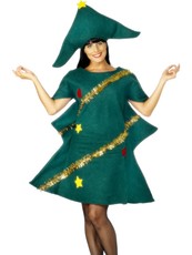 Dámský kostým vánoční stromeček (zelený)