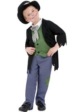 Chlapecký kostým Viktoriánský chlapec (s černou čepicí)