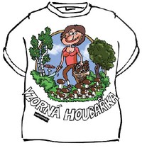 Tričko vzorná houbařka