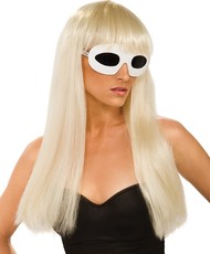 Dámská paruka Lady Gaga blond