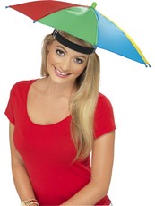 Deštník na hlavu barevný