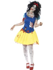 Dámský halloween kostým Zombie Sněhurka