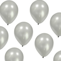 Nafukovací balónky stříbrné 1ks