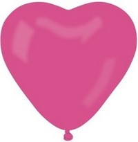 Balónek srdce růžové 1ks