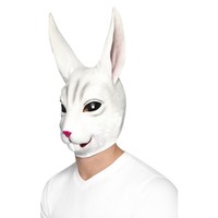 Celohlavová latexová maska králík
