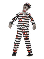 Dětský halloweenský kostým zombie vězeň