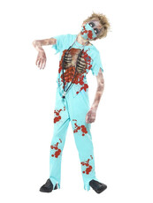 Dětský kostým k Halloweenu zombie chirurg