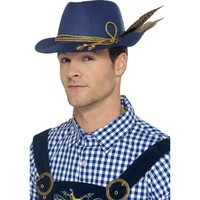 Pánský klobouk Oktoberfest modrý