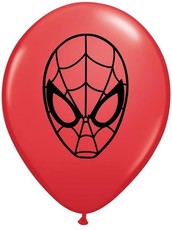 Červený balónek 13cm, Spiderman