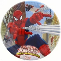 Sada papírových talířů 8ks, rozměr 23cm, Spiderman Ultimate