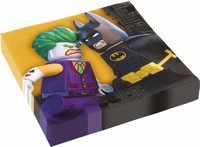 Ubrousky 33x33cm, 20ks, Lego Batman