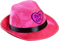 Dámský sametový klobouk (růžový)