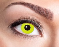 Certifikované tříměsíční barevné kontaktní čočky nedioptrické Yellow Crow Eye 84092041.M05