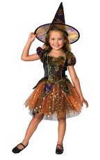 Dívčí kostým elegantní čarodějnice