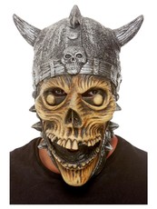 Latexová maska vikingský kostlivec