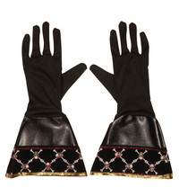 Pirátské rukavice s koženým vzhledem