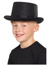 Dětský klobouk, černý