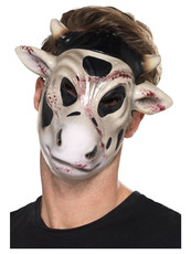 Maska kráva s rohy