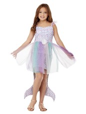 Dívčí kostým mořská panna, fialový