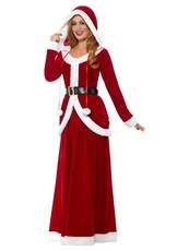Dámský kostým Miss Santa (červený)