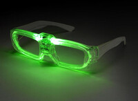 Svitící brýle zelené