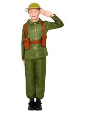 Dětský kostým Voják 1. světové války (zelený)
