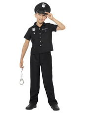 Chlapecký kostým Newyorský policista (černý)