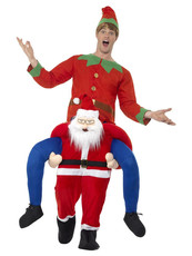 Kostým Santa s Elfem - Piggyback