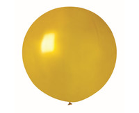 Nafukovací balónek - tvar koule (zlatý)