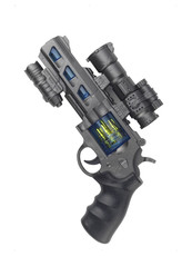 Vesmírný revolver se světlem a zvukem (25cm)