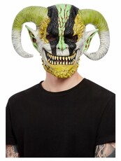 Latexová maska rohatý démon