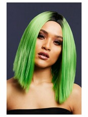 Paruka Fever Kylie, dvoubarevná zelená