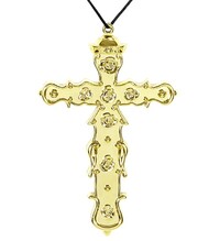 Zdobený zlatý kříž