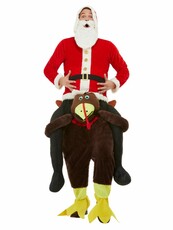 Pánský kostým Santa na krocanovi