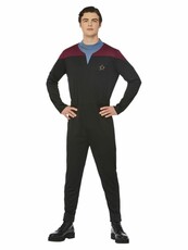 Star Trek Voyager uniforma, červeno černá