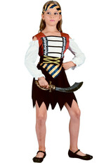 Dívčí kostým pirátka 120-130 cm