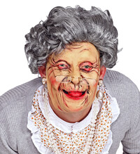 Poloviční maska staré ženy