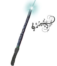 Čarodějnická hůlka se světlem a zvukem Harry Potter