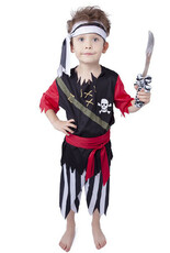Dětský kostým pirát s šátkem