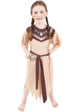 Dívčí kostým indiánka s páskem