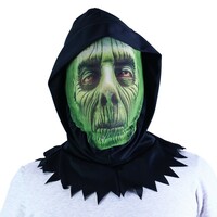 Maska zombie zelená