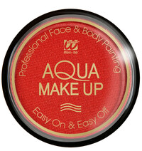 Červený metalický aqua make-up, 15g